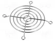 SUOJA - TERÄSLANKA - 80X80MM - RUUVI - Ø4MM - Tuulettimien suojat - LAGI80 - 1