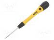 SCREWDRIVER: PRECISION - SLOT - 2X0.4MM - BLADE LENGTH: 40MM - ESD - Ruuvimeisselit ja sarjat - WIHA.43670 - 1