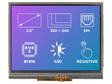 TFT NÄYTTÖ - 3,5" - 320X240 - VALAISTUS: LED - KOOT: 76,9X63,9X7,6MM - Älykkäät näytöt - RVT35AHBNWR00 - 1
