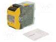 AUTOMATION MODULE: SAFETY RELAY - USUP: 24÷240VAC - USUP: 24÷240VDC - Turvakytkimet - säätömoduulit - PZ-750330 - 1