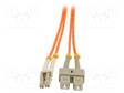 VALOKUITU PATCH-KAAPELI - OM2 - LC/UPC,SC/UPC - 2M - 50/125UM - LSZH - Patchcordit ja valokuitu-pigtailit - QOLTEC-54040 - 2