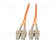 VALOKUITU PATCH-KAAPELI - OM2 - SC/UPC,MOLEMMIN PUOLIN - 1M - LSZH - Patchcordit ja valokuitu-pigtailit - QOLTEC-54010 - 2