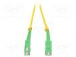 VALOKUITU PATCH-KAAPELI - SC/APC,MOLEMMIN PUOLIN - 0,5M - 9/125UM - Patchcordit ja valokuitu-pigtailit - QOLTEC-54280 - 2