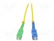 VALOKUITU PATCH-KAAPELI - SC/APC,SC/UPC - 2M - 9/125UM - LSZH - Patchcordit ja valokuitu-pigtailit - QOLTEC-54290 - 2
