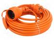 VERKKOJATKOKAAPELI - 3X1,5MM2 PVC - ORANSSI - PISTORAS.MÄÄRÄ: 1 - Jatkojohdot ja -haaroittimet - W-97520 - 1