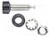 LABORATORY CONNECTOR: 4MM BANANA - SOCKET - 60VDC - 15A - MUSTA - BRASS - Banaanijatkoliittimet - POM-1581-0 - 2