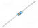 VASTUS: METAL GLAZE - THT - 3,3MOHM - 0,5W - ±1% - Ø4X10MM - 200PPM/°C - Vastukset - läpijuotettavat - THT - VR37000003304FA100 - 1