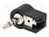 LIITIN: JACK 3,5MM - PISTOKE - UROS - STEREO - NAVAT: 3 - 90° KULMA - Plugit ja jakit - WKLS40 - 1