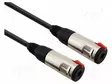 KAAPELI - 6.3MM JAKKI,MOLEMMIN PUOLIN - 2M - MUSTA - PVC - Muut audio-videokaapelit - AU2720 - 1