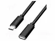 KAAPELI - HIGH SPEED,USB 2.0 - USB C RASIA,USB C PISTOKE - 1M - PVC - USB kaapelit ja adapterit - CU0210 - 2
