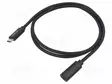 KAAPELI - HIGH SPEED,USB 2.0 - USB C RASIA,USB C PISTOKE - 1M - PVC - USB kaapelit ja adapterit - CU0210 - 1
