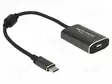 ADAPTERI - UHD 2160P - 0,2M - MUSTA - INTERFERENSSISUODATIN - MUSTA - HDMI, DVI, DisplayPort johdot - DELOCK-62990 - 1