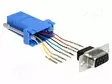 ADAPTERI - D-SUB 9PIN RASIA,RJ45-PISTORASIA - SININEN - Tietokonekaapelit ja -adapterit - DELOCK-65430 - 1