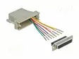ADAPTERI - D-SUB 25PIN PISTORASIA,RJ45-PISTORASIA - HARMAA - Tietokonekaapelit ja -adapterit - DELOCK-65600 - 1