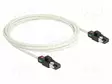 PATCH KAAPELI - S/FTP - CAT 6A - RJ45-PISTOKE,MOLEMMIN PUOLIN - 2M - LSZH - RJ45 Ethernet kaapelit - DELOCK-80170 - 1