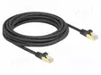 PATCH KAAPELI - S/FTP - CAT: 6A - RJ45-PISTOKE,MOLEMMIN PUOLIN - 5M - RJ45 Ethernet kaapelit - DELOCK-80320 - 1