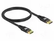 KAAPELI - DISPLAYPORT-PISTOKE,MOLEMMIN PUOLIN - DISPLAYPORT 1.4 - HDMI, DVI, DisplayPort johdot - DELOCK-80620 - 1