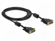 KAAPELI - DVI-D (24+1) PISTOKE,MOLEMMIN PUOLIN - DUAL LINK - 2M - HDMI, DVI, DisplayPort johdot - DELOCK-83190 - 1