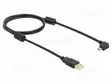 KAAPELI - USB 2.0 - 1M - MUSTA - LIITTIMEN VÄRI: MUSTA - USB kaapelit ja adapterit - DELOCK-83250 - 1