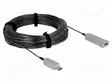 KAAPELI - OPTINEN MUSTA - 5GBPS - ØJOH: 3MM - USB kaapelit ja adapterit - DELOCK-83740 - 1