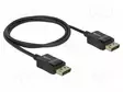 KAAPELI - DISPLAYPORT-PISTOKE,MOLEMMIN PUOLIN - DISPLAYPORT 1.4 - HDMI, DVI, DisplayPort johdot - DELOCK-85300 - 1
