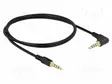KAAPELI - 1M - PINNOITUS: KULLATTU - MUSTA - 24AWG - Muut audio-videokaapelit - DELOCK-85610 - 1
