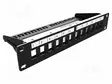 PATCH PANEL - KEYSTONE - RACK - MUSTA - RACK 10" - PORTTIEN LUKU: 12 - Tietokonetarvikkeet - muut - DN-91420 - 1