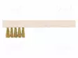 BRUSH - WIRE - BRASS - 100MM - FOR SPARK PLUGS - Hiomaharjat ja -sienet - GEDORE-6532090 - 1