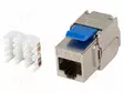 RJ45 MODUULI - HOPEA - CAT: 5E - JOHTOON - RJ45-PISTORASIA - -10÷60°C - Tietokonetarvikkeet - muut - KSF5-4000 - 1