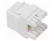 RJ45 MODUULI - VALKOINEN - CAT: 6 - JOHTOON - RJ45-PISTORASIA - LSA - Tietokonetarvikkeet - muut - KSU5-1000 - 2
