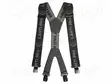TROUSERS BRACES - MUSTA-GREY - 1160MM - Työ- ja suojavaatteet - LAHTI-L9020500 - 1