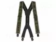 TROUSERS BRACES - SIZE: ONE SIZE - VIHREÄ-MUSTA - 1160MM - Työ- ja suojavaatteet - LAHTI-L9021200 - 1