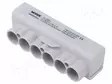 LIITIN: JAKOPALA - SLT50 - 1KV - PIN: 9(6+3) - RUUVI TERMINAALI - Kiskoliittimet - MAS6051A10 - 1