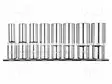 SOCKET: SPLINE-SET - SOCKET SPANNER - CHROM-VANADIUM STEEL - 1/2" - Hylsyavainsarjat - NEO-08-650 - 1
