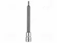 HYLSY: TORX®-BIT - TX10 - 1/4" - 87MM - KROMIMOLYBDEENITERÄS - PITKÄ - Hylsyavaimet - NEO-10-340 - 1