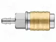 QUICK CONNECTION COUPLING - BRASS - 6MM - Pneumatiikkatyökalut ja tarvikkeet - NEO-12-620 - 1