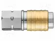 QUICK CONNECTION COUPLING - BRASS - APPLICATION: FOR COMPRESSOR - Pneumatiikkatyökalut ja tarvikkeet - NEO-12-650 - 1