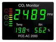 MITTARI: CO2- LÄMPÖTILA- JA KOSTEUS-ALUE: 0÷9999PPM (CO2) - Kaasumittarit ja -dataloggerit - PCE-AC2000 - 2
