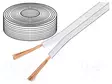 KAIUTINKAAPELI - 2X2,5MM2 - LANKA - CCA - VALKOINEN - SUOJAAMATON - Kaiutinkaapelit - SC-CCA2X2.50-WH010 - 1