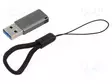 ADAPTERI - USB 3.0,USB 3.1 - USB A PISTOKE,USB C RASIA - ALUMIINI - USB kaapelit ja adapterit - CDPH0 - 1