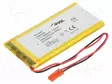 AKKU: LI-PO - 3,7V - 2600MAH - JOHDOT,JST SYP-02T-1 LIITOS - Akut - AKY-LP654290 - 1