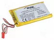 AKKU: LI-PO - 3,7V - 4000MAH - JOHDOT,JST SYP-02T-1 LIITOS - Akut - AKY-LP805080 - 1