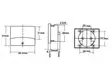 ANALOGINEN PANEELIMITTARI 3A 60x47mm - Analogiset paneelimittarit - AIM603000 - 3