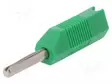 LABORATORIOBANAANILIITIN 4MM - PISTOKE - 16A - 50VDC - VIHREÄ - Banaaniliittimet 4mm - 553-0400 - 1