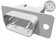 D-SUB LIITIN - PIN: 9 - PISTOKE - UROS - - SUORA - IDC - 1,27MM - D liittimet - 09661286700 - 1