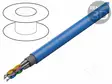 DATAKAAPELI - HYBRIDI-SININEN - LANKA - CU,TINATTU - PVC - Teollisuuden Ethernet-kaapelit - 9891.0061000 - 1