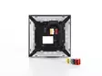 Edge Lit control module with 1 touch key and built-in motion and twilight sensor (Black Edition) - Taloautomaatio - VMBEL1PIR-B-20 - 4