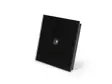 Edge Lit control module with 1 touch key and built-in motion and twilight sensor (Black Edition) - Taloautomaatio - VMBEL1PIR-B-20 - 2