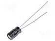 ELEKTROLYYTTIKONDENSAATTORI - THT - 10UF - 16VDC - Elektrolyyttikondensaattorit - pysty - EEAGA1C100 - 1