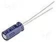 ELEKTROLYYTTIKONDENSAATTORI - THT - 47UF - 16VDC - Elektrolyyttikondensaattorit - pysty - ECA1CM470 - 1